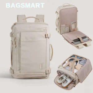 BAGSMART Travel Backpack for Women Laptop Bag Weekender Compressed Vacuum Backpack Large Waterproof Men's Backpacks Voyage - AliExpress 1524